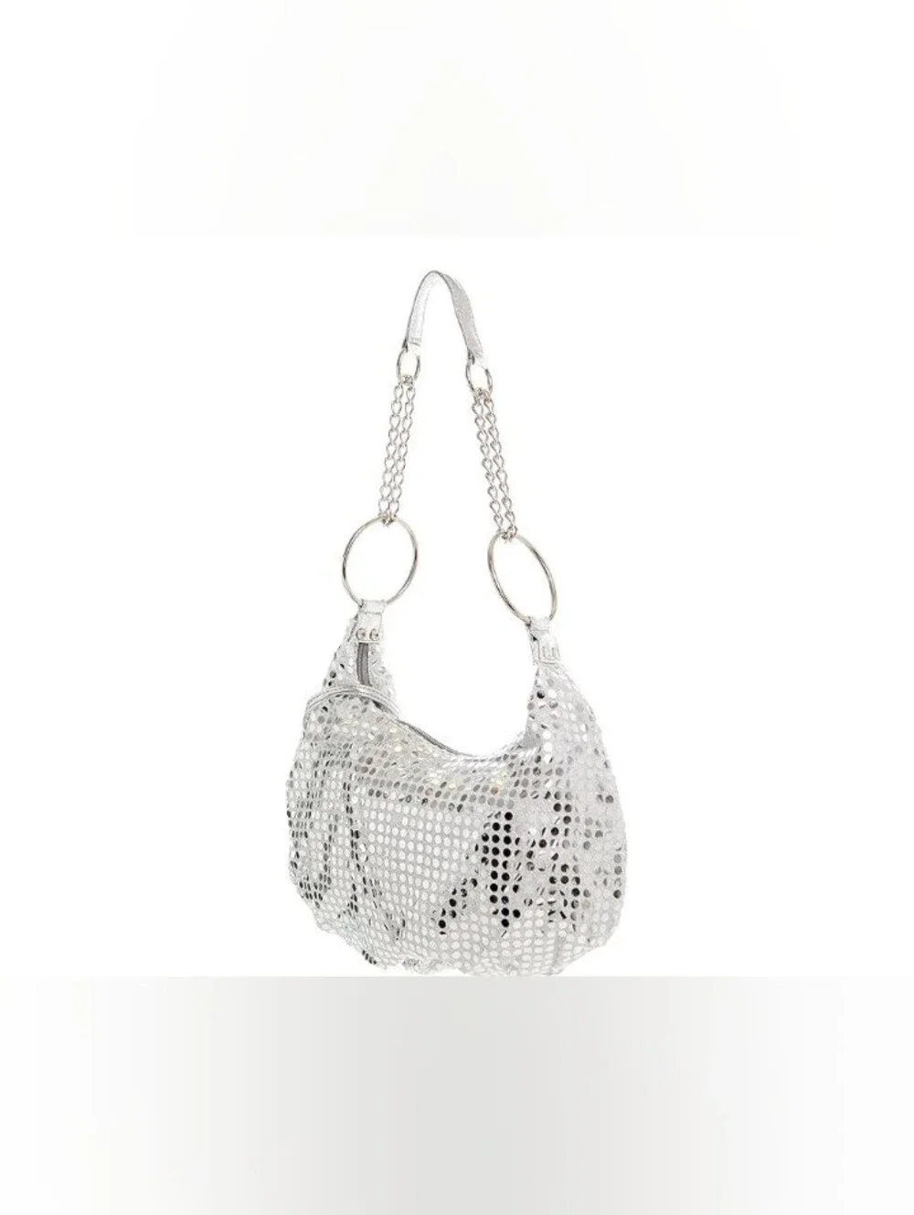 Bling Sequin Shoulder Bag (Silver 🩶)